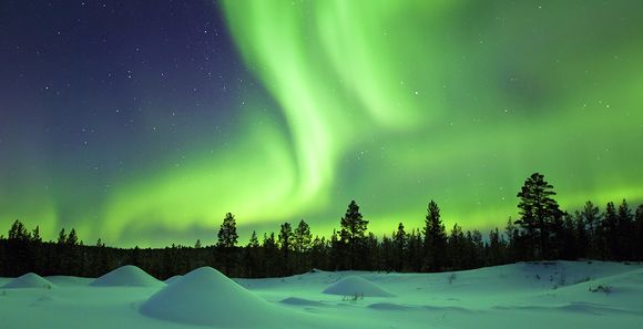 Aurores Boréales, ski & balade en chiens de traîneau en Finlande - 6 jours /5 nuits ou 8 jours /7 nuits