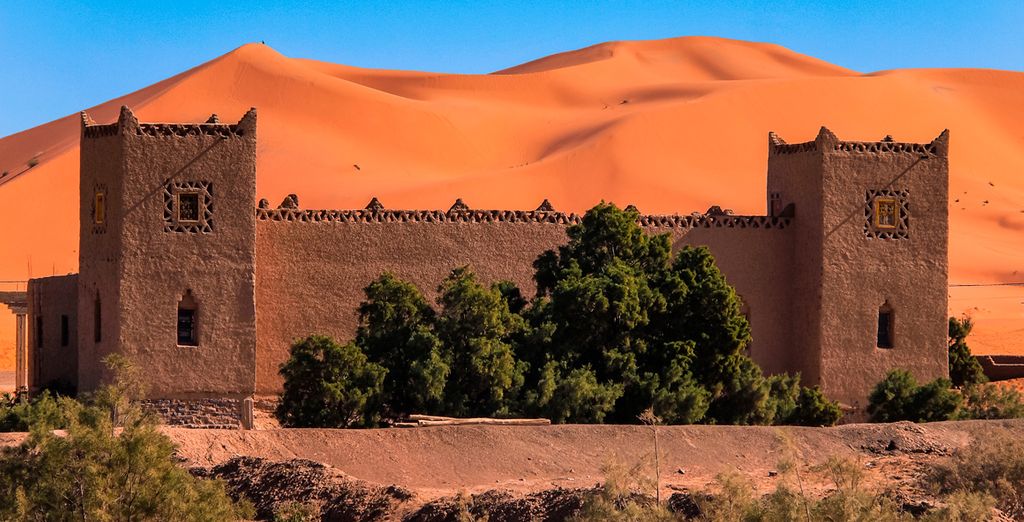 Circuito semi-privado por el Atlas, gargantas y el desierto
