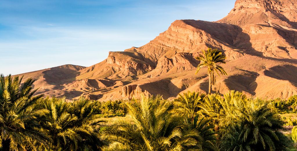 Circuito semi-privado por el Atlas, gargantas y el desierto