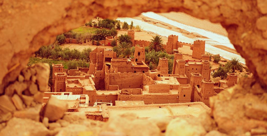 Circuito semi-privado por el Atlas, gargantas y el desierto