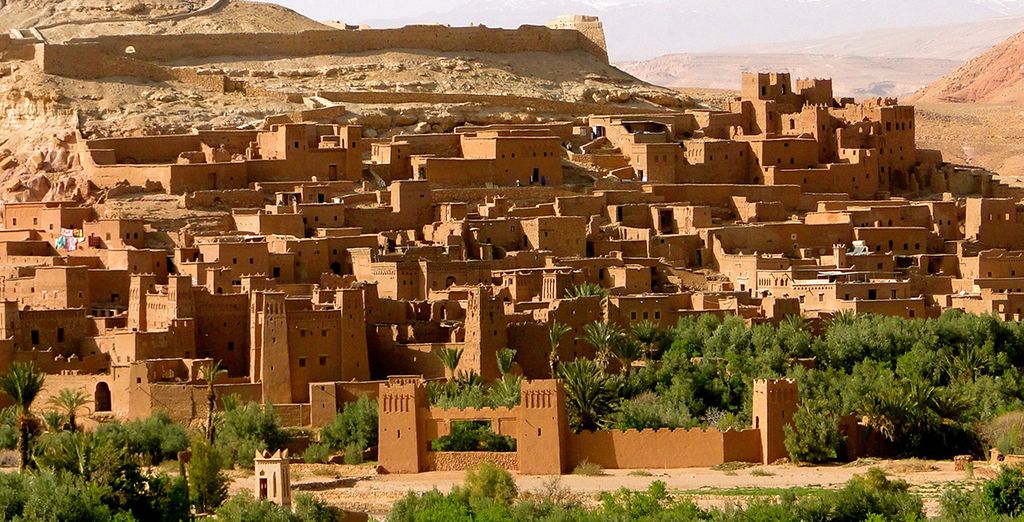 Circuito semi-privado por el Atlas, gargantas y el desierto