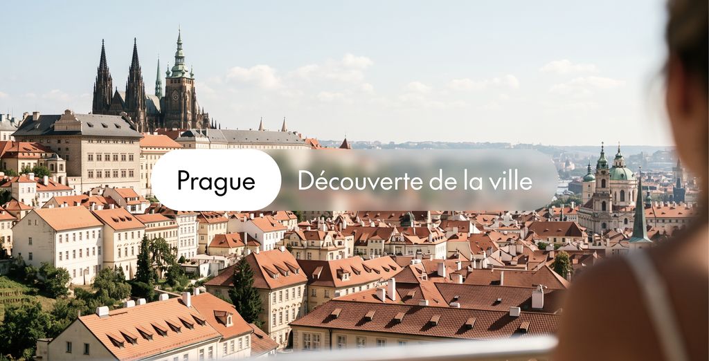 Le château de Prague et la cathédrale Saint-Guy dominant la ville