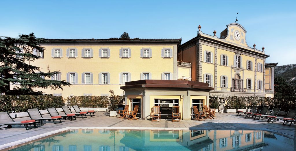 La villa thermale des Bagni di Pisa et ses jardins, à San Giuliano Terme