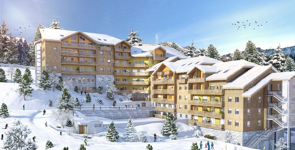 Résidence Club MMV Le Silvana 4 étoiles à Risoul, sous la neige
