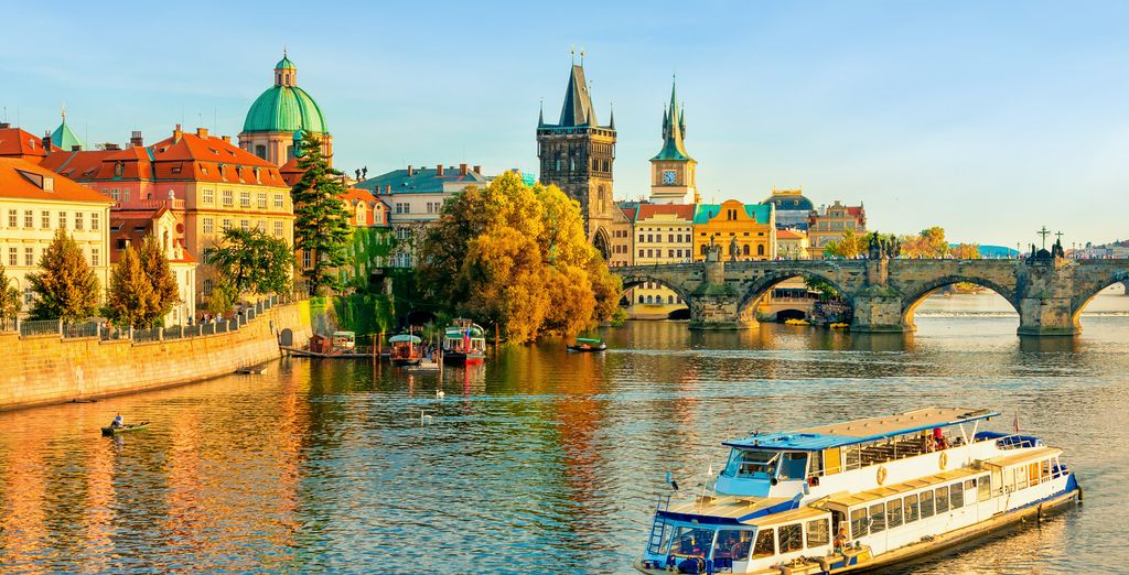 Hôtel Caruso 4 étoiles, toits et coupoles du centre historique de Prague