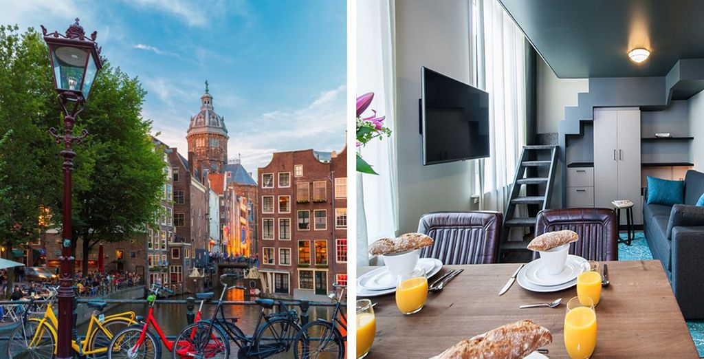 Studios & Appartement de 2 à 4 personnes Amsterdam Jusqu'à 70