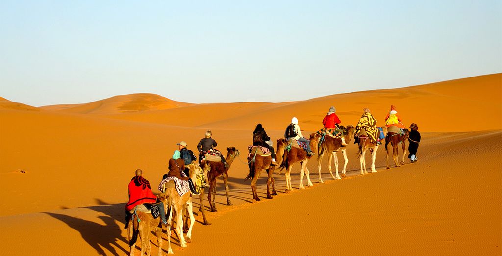 Tour in 4x4 Monte Atlas, gole e deserto del Sahara di 5 o 7 notti