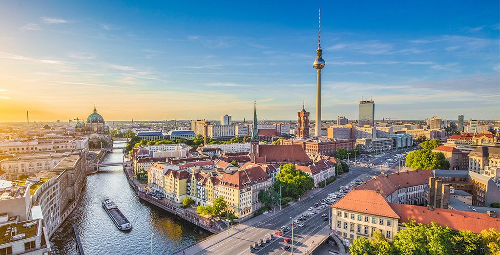Fotografia della città di Berlino in Germania