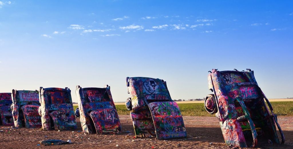 Sull'asfalto della Route 66 con noleggio auto incluso
