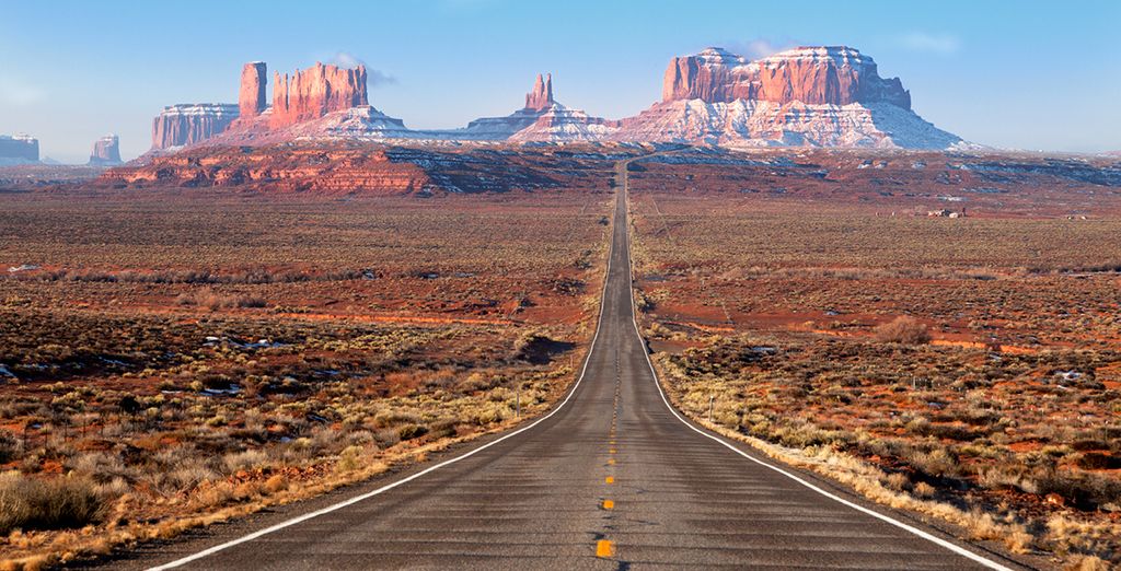 Sull'asfalto della Route 66 con noleggio auto incluso