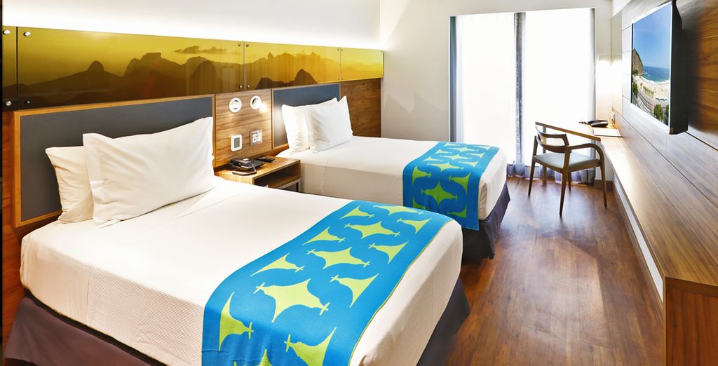 Arena Leme Hotel 4* con possibile estensione a Buzios