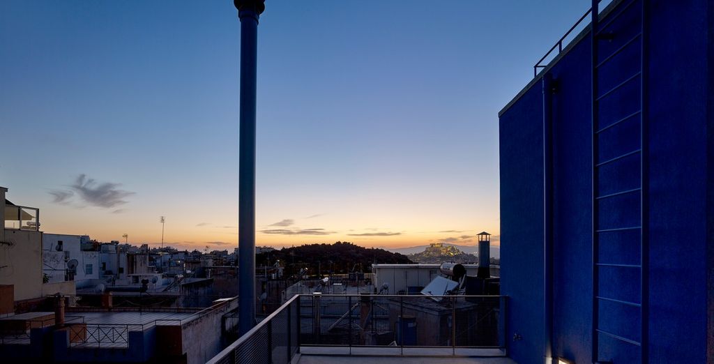 Athens Blue Building 