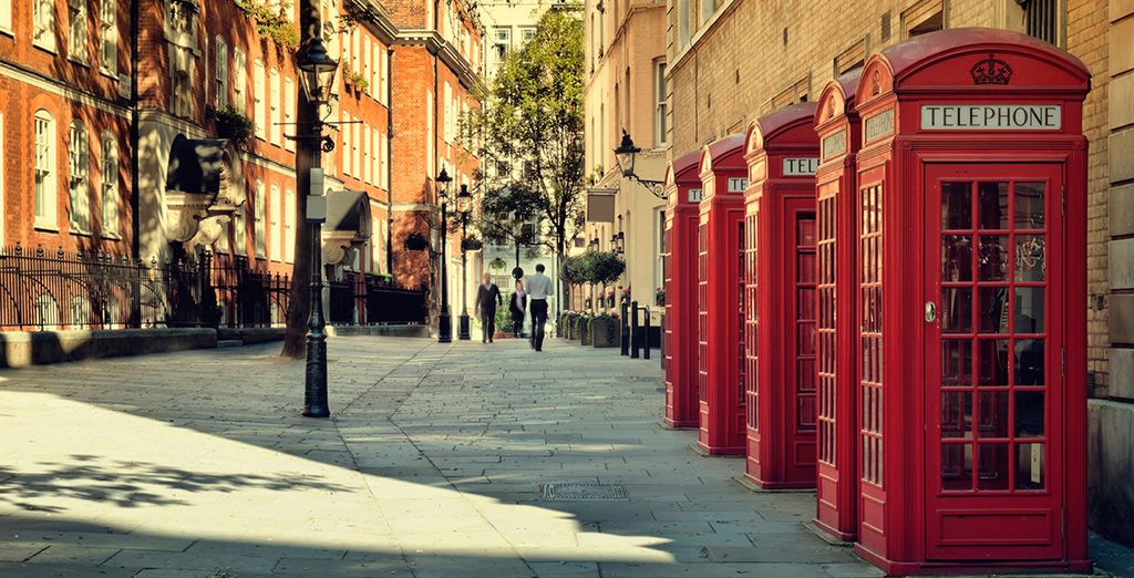 Visit the telephone boxes