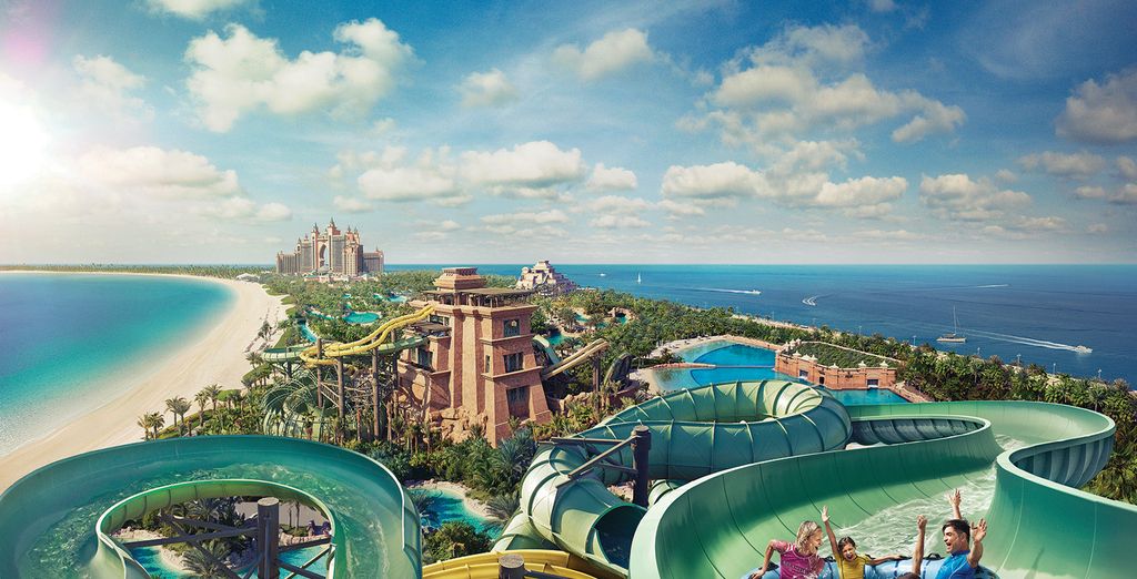 Enjoy a day in the Aquapark in Dubai, United Arab Emirates