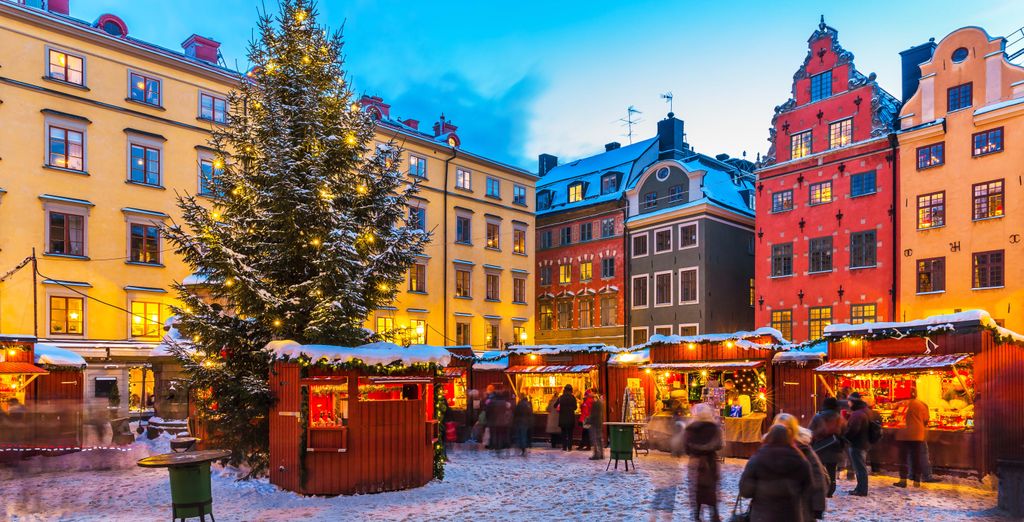 holidays in sweden : christmas market