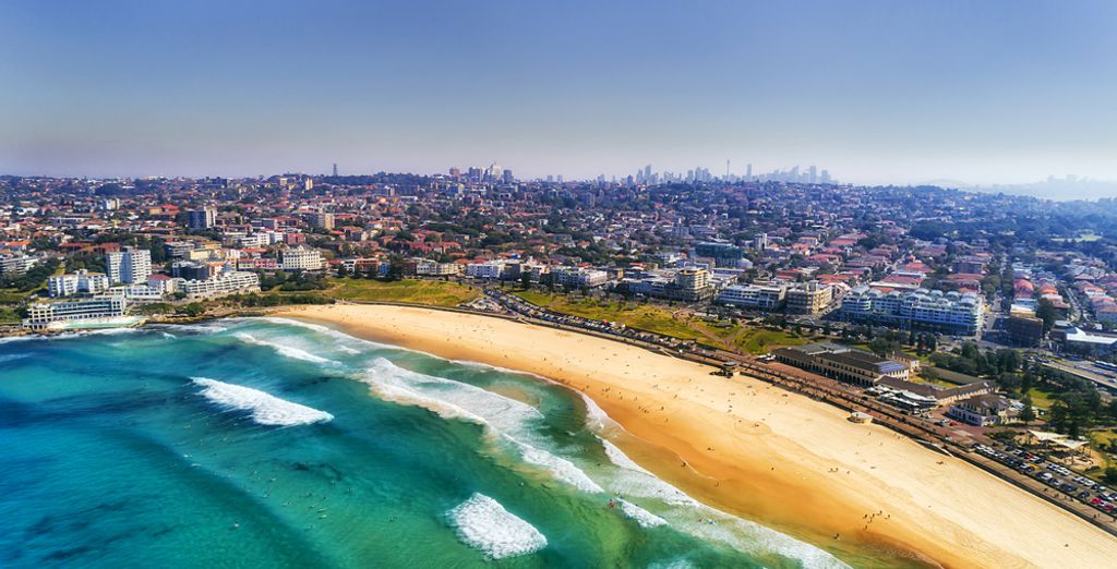 The famous and beautiful Bondi Beach in Sydney