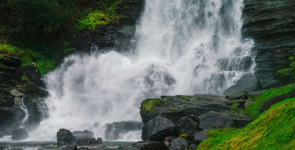 waterfalls in sweden