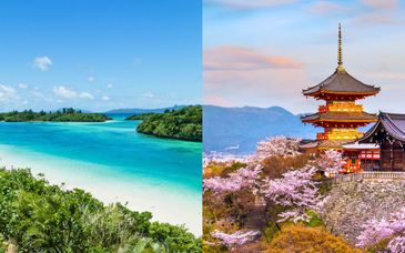 Circuito en libertad: Japón y sus islas paradisíacas 
