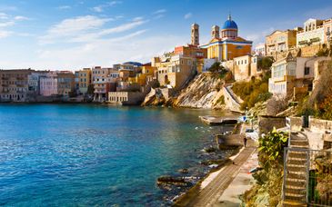 Circuito en libertad: Mykonos, Syros, Naxos y Santorini en 8, 10 o 14 noches