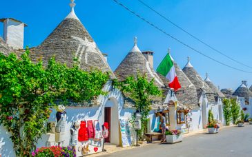 Autotour : Vallée des Trulli et mer cristalline