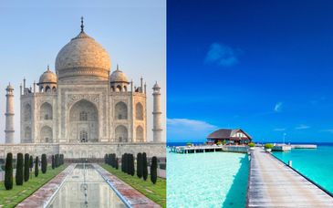 Circuit en Inde en 5 ou 7 nuits et Canareef Resort Maldives 4*