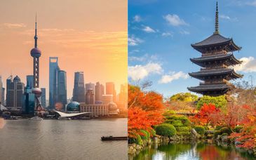 Circuit en liberté : Découverte du Japon avec escale à Shanghai