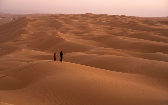 Im Angebot enthalten (je nach Dauer des ersten Aufenthalts im Mercure Hotel Muscat)