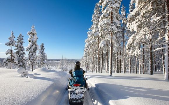 Schneemobilerlebnis – 1 Stunde (Führerschein erforderlich)
