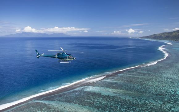 Entdecken Sie Tahiti aus der Luft
