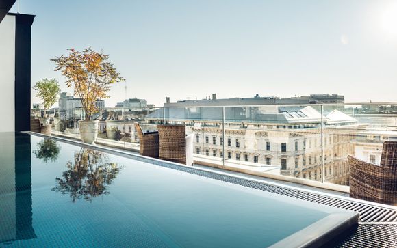 Wunderschönes Hotel mit Pool auf der Dachterrasse