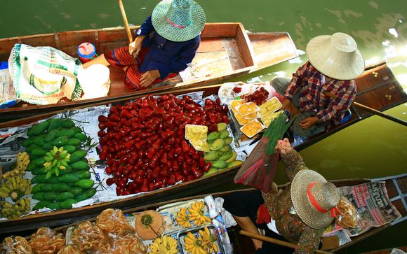 Damnoen Saduak: Mercado flotante