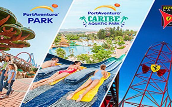 Completa tu estancia: PortAventura Park, Parque Ferrari Land y Parque Acuático Caribe