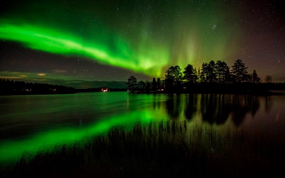 Auroras boreales en la frontera rusa
