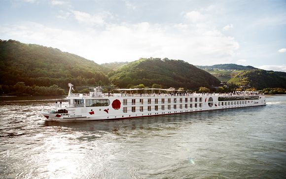 Precioso recorrido en crucero fluvial con vuelos