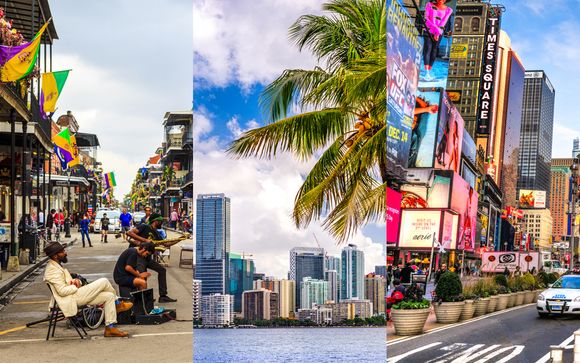 Combiné 4* à la Nouvelle Orléans, Miami et New-York