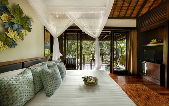 Poussez les portes de l'hôtel Nandini Resort à Ubud 