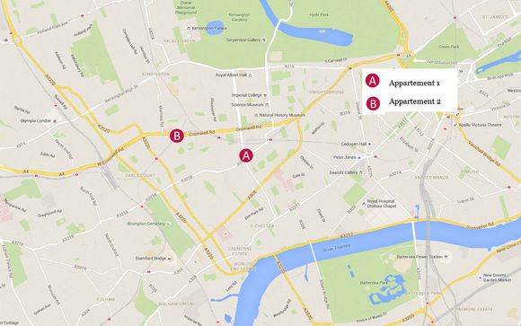 Découvrez la situation géographique des appartements