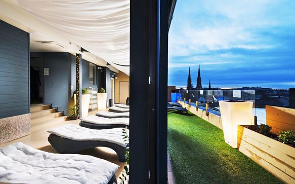 Moderno hotel con spa per vivere il centro della città