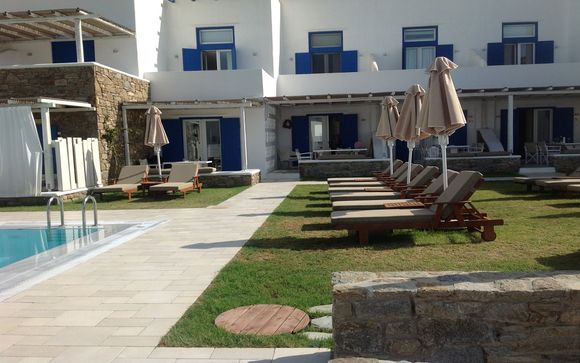 Blue and White Suites