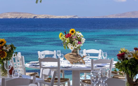 Seafront Bohemian Beauty on Iconic Island