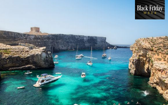 Mezza pensione e sconto Spa con meravigliosa vista su Gozo e Comino